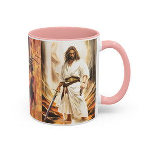 Jesus Art Accent Coffee Mug (11, 15oz)