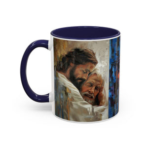 Jesus Art Accent Coffee Mug (11, 15oz)