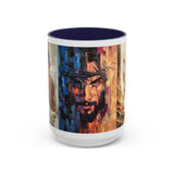 Jesus Art Accent Coffee Mug (11, 15oz)