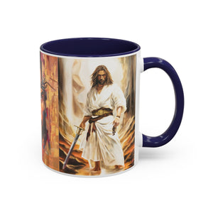 Jesus Art Accent Coffee Mug (11, 15oz)