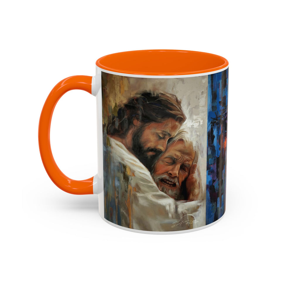 Jesus Art Accent Coffee Mug (11, 15oz)