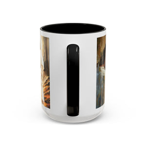 Jesus Art Accent Coffee Mug (11, 15oz)