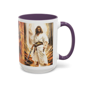 Jesus Art Accent Coffee Mug (11, 15oz)