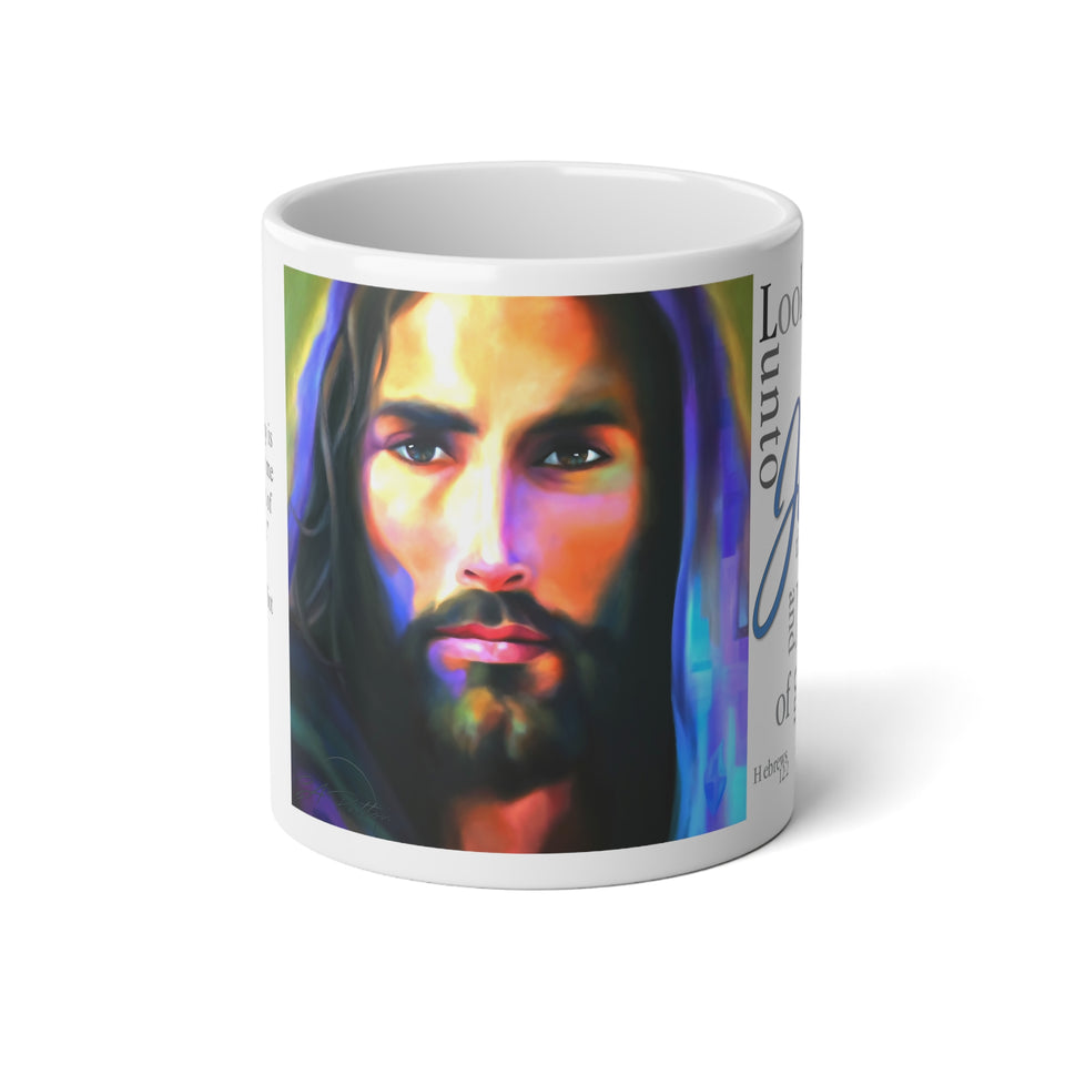 Looking Unto Jesus Jumbo Mug, 20oz