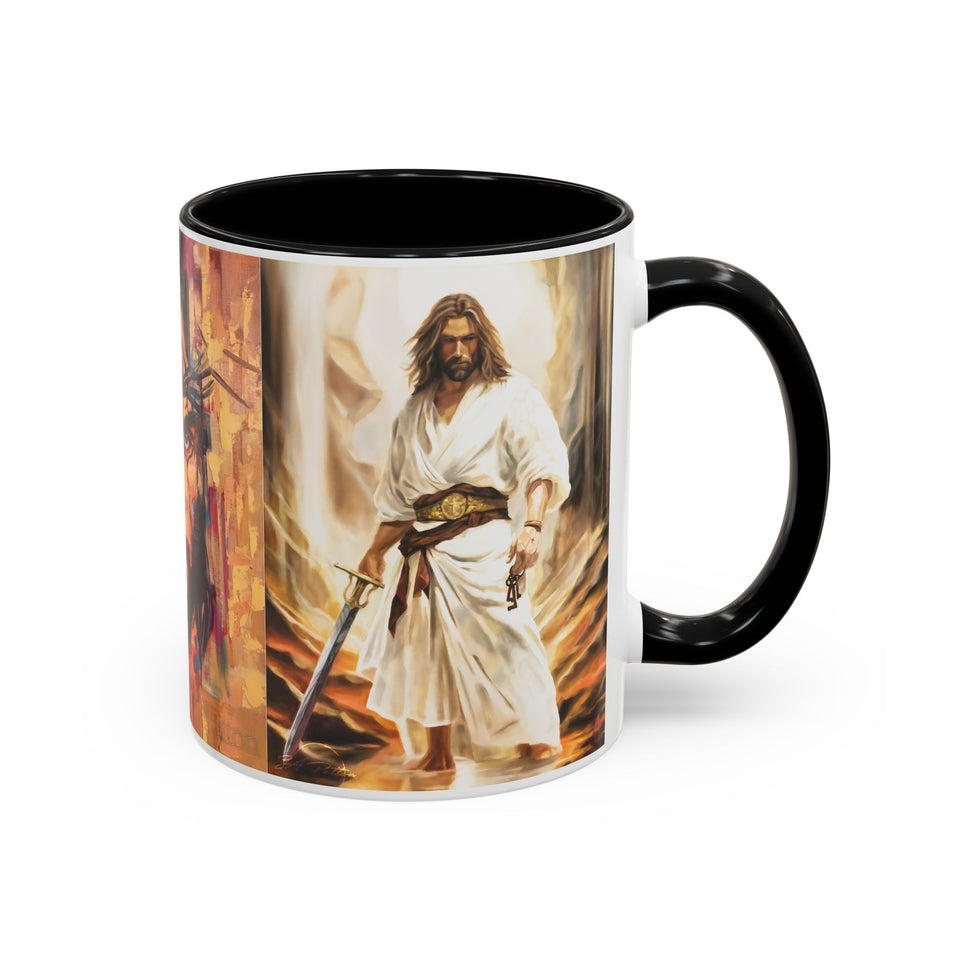 Jesus Art Accent Coffee Mug (11, 15oz)