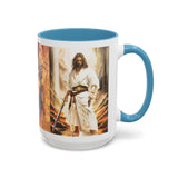 Jesus Art Accent Coffee Mug (11, 15oz)