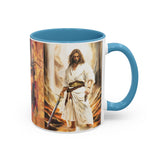 Jesus Art Accent Coffee Mug (11, 15oz)