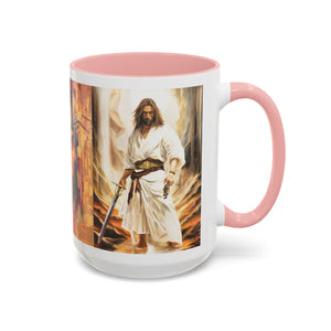 Jesus Art Accent Coffee Mug (11, 15oz)