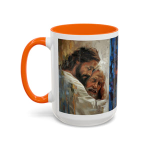 Jesus Art Accent Coffee Mug (11, 15oz)