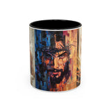 Jesus Art Accent Coffee Mug (11, 15oz)