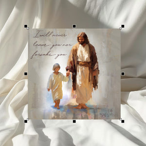 "I Will Never Leave You, Son." Heavy gage Indoor and Outdoor Silk finish Posters