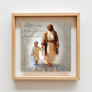 "I Will Never Leave You, Son." Heavy gage Indoor and Outdoor Silk finish Posters