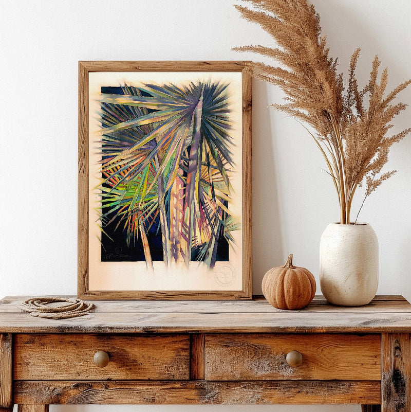 "Bismark Palms" Fine Art Giclee