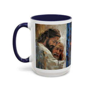 Jesus Art Accent Coffee Mug (11, 15oz)