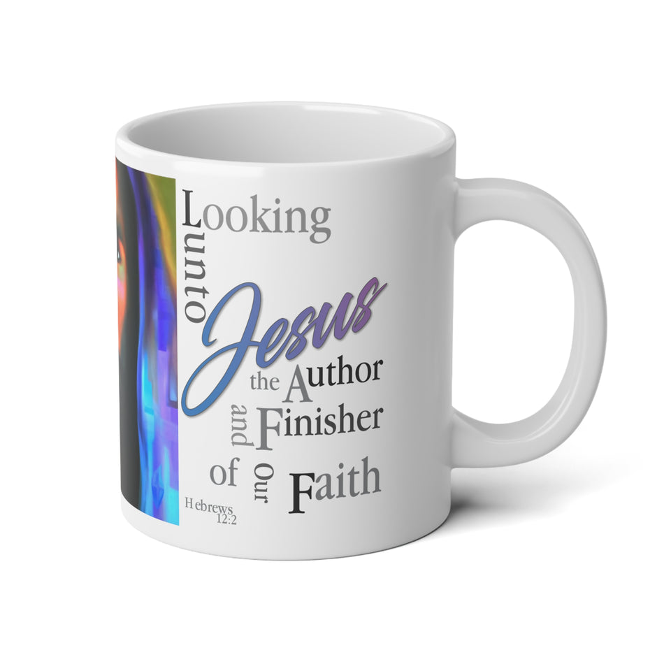 Looking Unto Jesus Jumbo Mug, 20oz