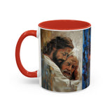 Jesus Art Accent Coffee Mug (11, 15oz)