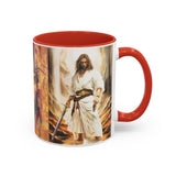 Jesus Art Accent Coffee Mug (11, 15oz)