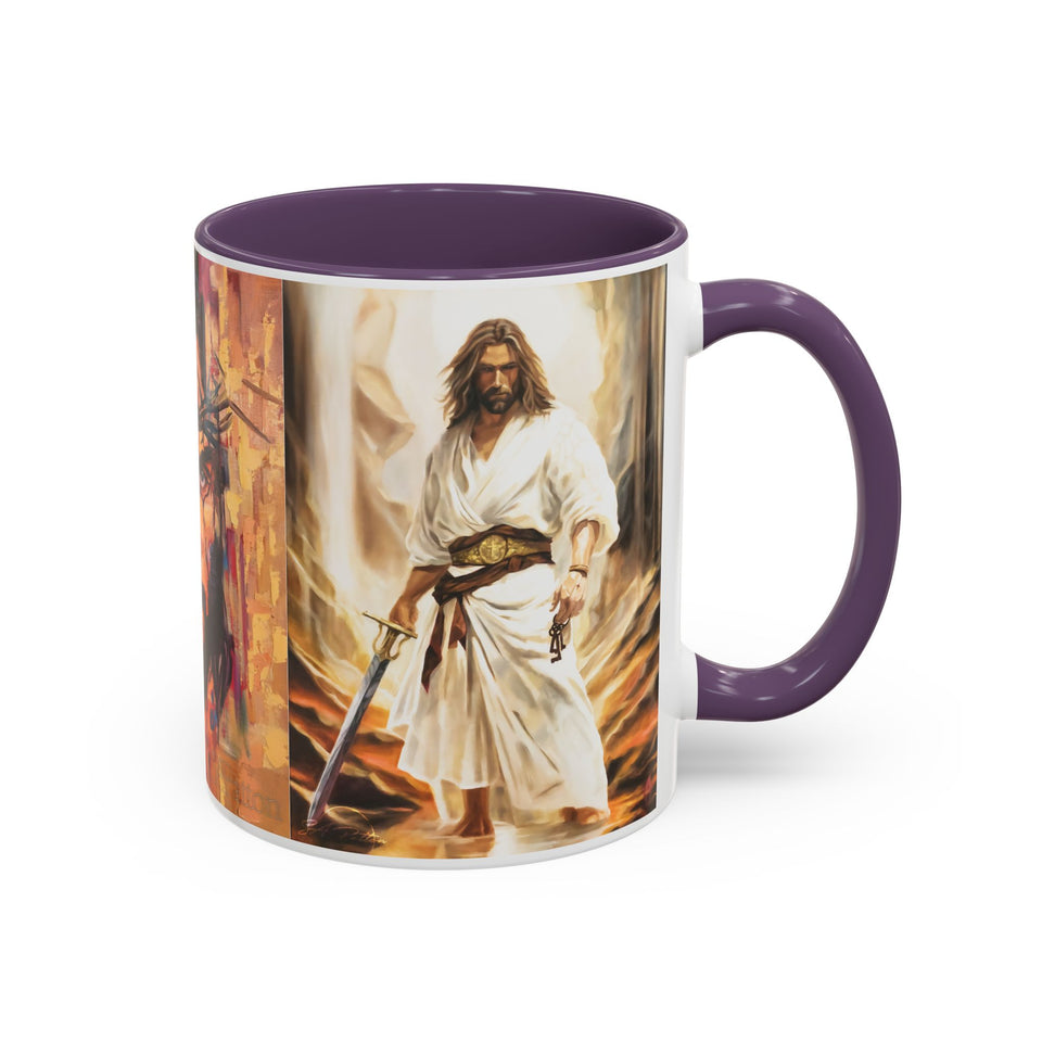 Jesus Art Accent Coffee Mug (11, 15oz)