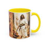 Jesus Art Accent Coffee Mug (11, 15oz)