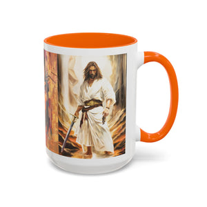 Jesus Art Accent Coffee Mug (11, 15oz)