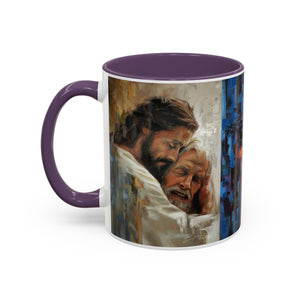 Jesus Art Accent Coffee Mug (11, 15oz)