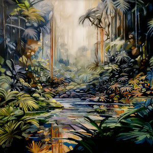 "The Garden of Eden" Stretched Canvas .75"