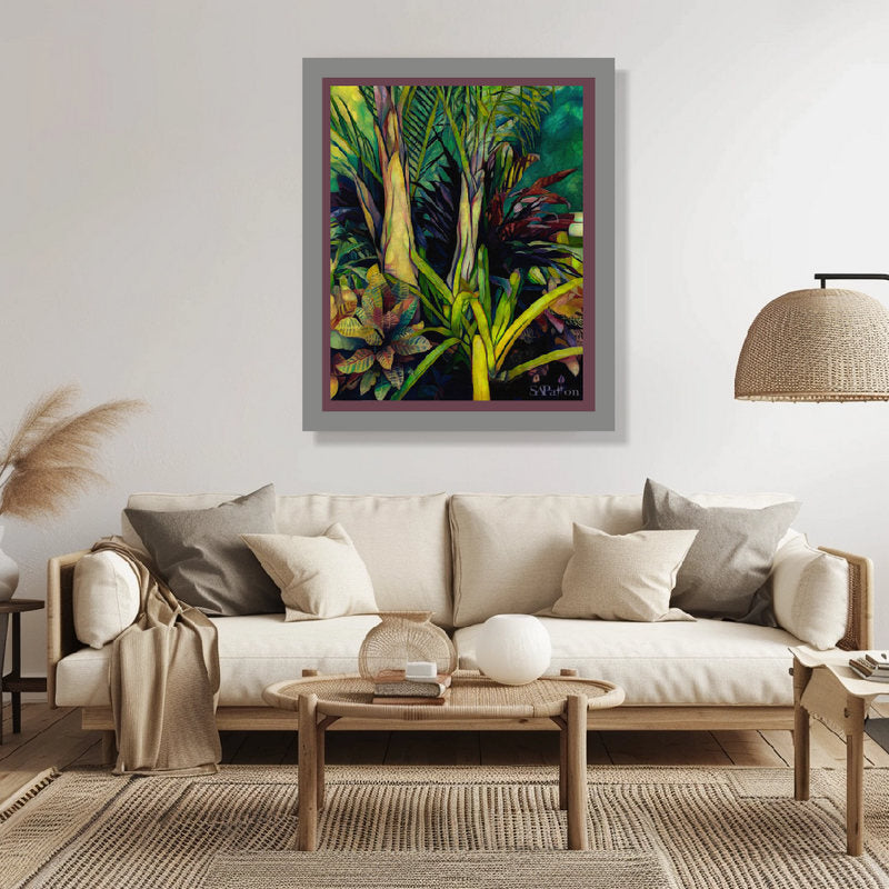 "The Garden" Stretched Canvas, 0.75"